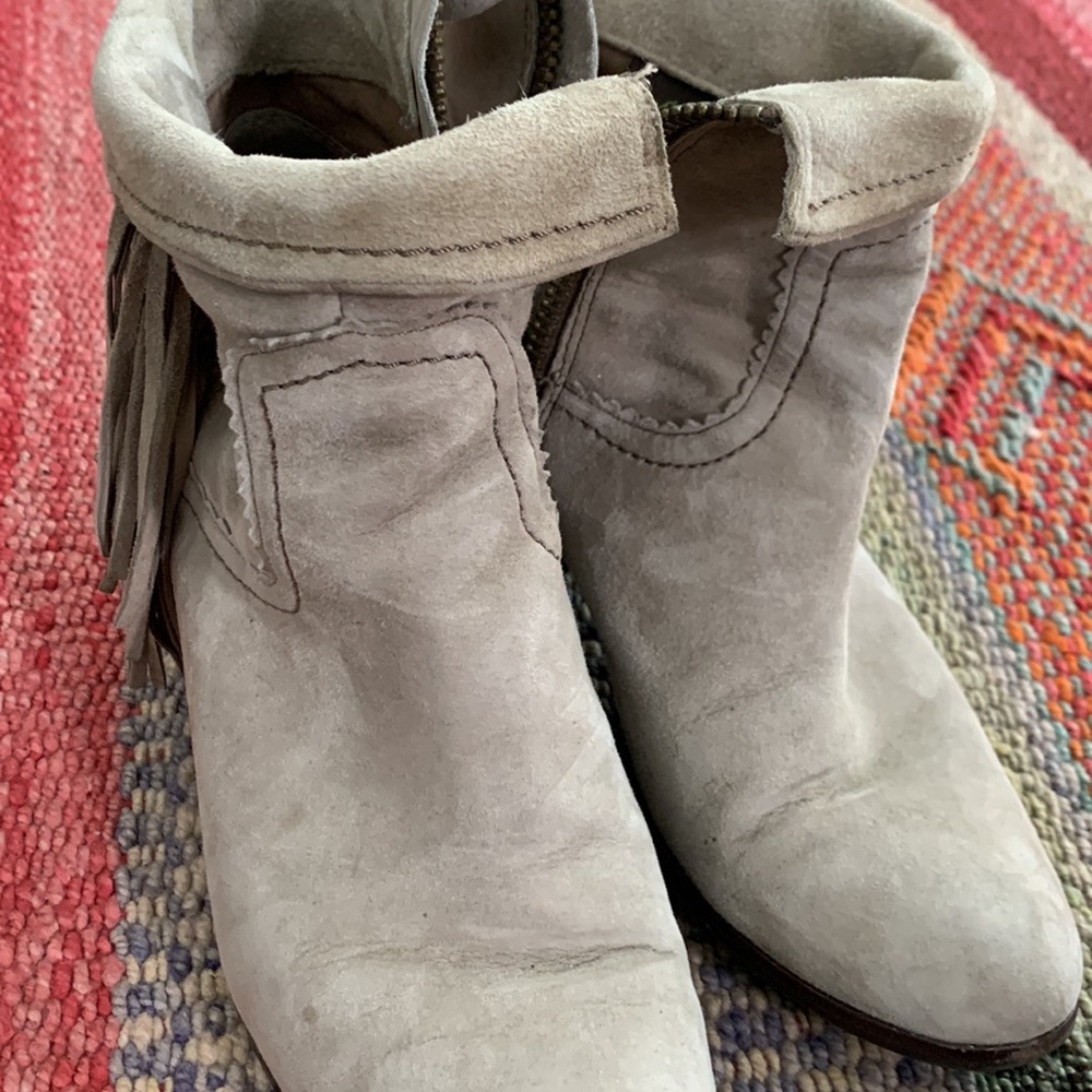 Sam Edelman grey suede booties size 8 - Picture 5 of 5